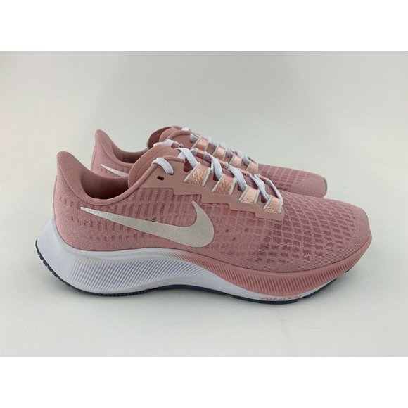 Nike Air Zoom Pegasus 37 Pink White Women's Running Shoes Sneakers - Picture 7 of 12